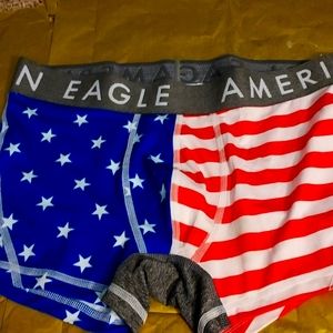 NEW WITHOUT TAGS  AMERICAN EAGLE MENS BOXER BRIEFS SIZE Medium